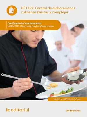 cover image of Control de elaboraciones culinarias básicas y complejas. HOTR0110